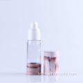 Popular Cosmetic Plastic Round Airless Pump Lotion Bottle